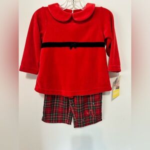 Vintage Oshkosh outfit Sz 18M NWT Christmas